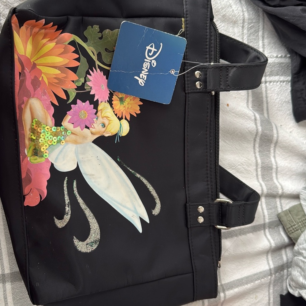 NWT Disney Tinkerbell bag. Glitter a little worn. See pic